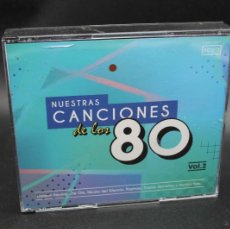 CDs de Música: NUESTRAS CANCIONES DE LOS 80 VOL. 2 3CD'S. Lote 364015226