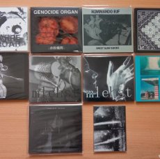 CDs de Música: LOTE DE 10 CDS DE NOISE / POWER ELECTRONICS [GENOCIDE ORGAN, BIZARRE UPROAR, KOMMANDO RJF, MLEHST..]. Lote 364021406