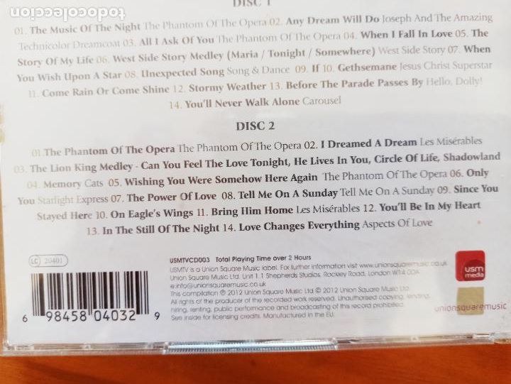 CDs de m&uacute;sica: CD MICHAEL CRAWFORD - THE ULTIMATE COLLECTION - 2 CDS (014) - Foto 3