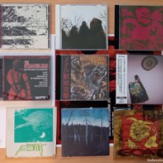 CDs de Música: LOTE DE 9 CDS DE SLUDGE METAL + CAMISETA [FISTULA, BURIED AT SEA, SLOTH, FLESHPRESS, KHANATE...]. Lote 364032361