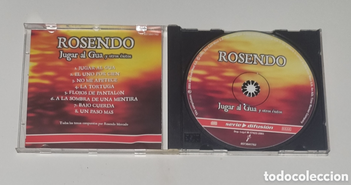 CDs de m&uacute;sica: ROSENDO / CD / JUGAR AL GUA Y OTROS &Eacute;XITOS - Foto 2
