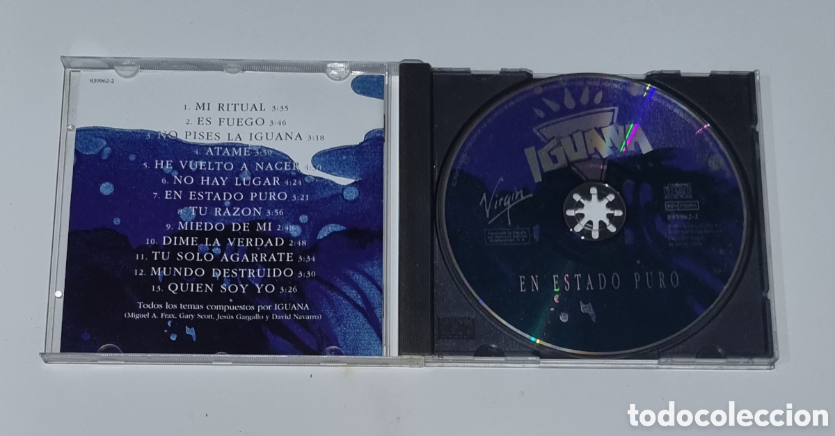 CDs de m&uacute;sica: IGUANA / CD 1994 / EN ESTADO PURO - Foto 2
