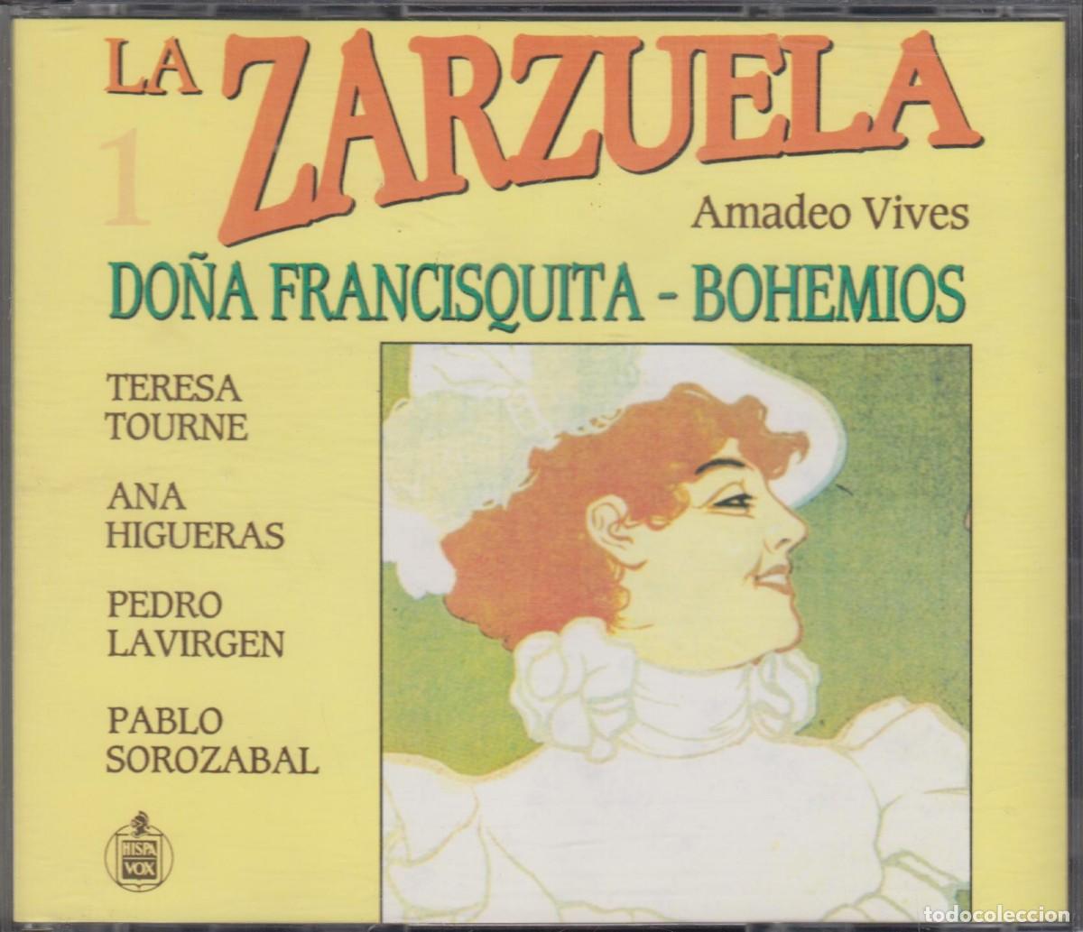 CD di Musica: Do&ntilde;a Francisquita Bohemios doble cd La Zarzuela 1 1991 Hispavox
