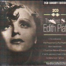 CDs de Música: THE BEST OF EDITH PIAF. 2 CD. CD-DOBLE-605. Lote 364106806