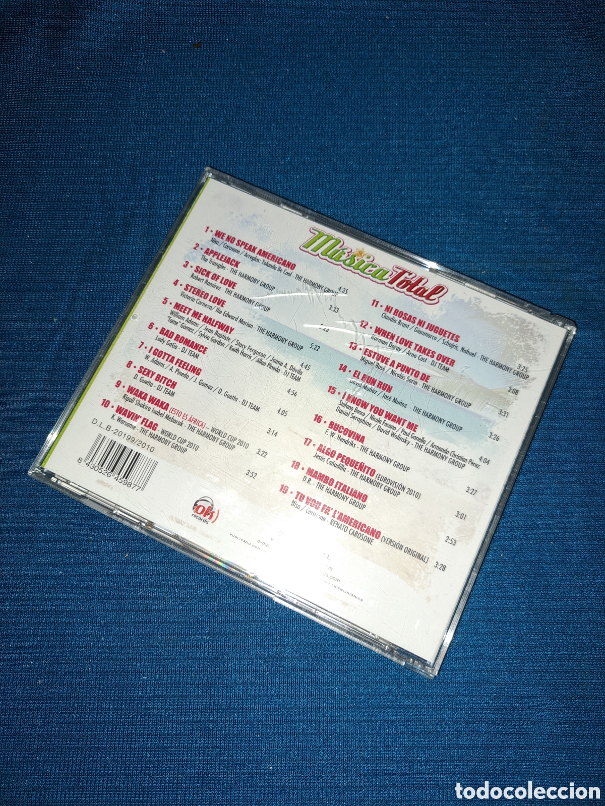 CDs de m&uacute;sica: CD MUSICA TOTAL, 2010 - Foto 3