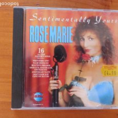 CDs de Música: CD ROSE MARIE - SENTIMENTALLY YOURS (014). Lote 364240816