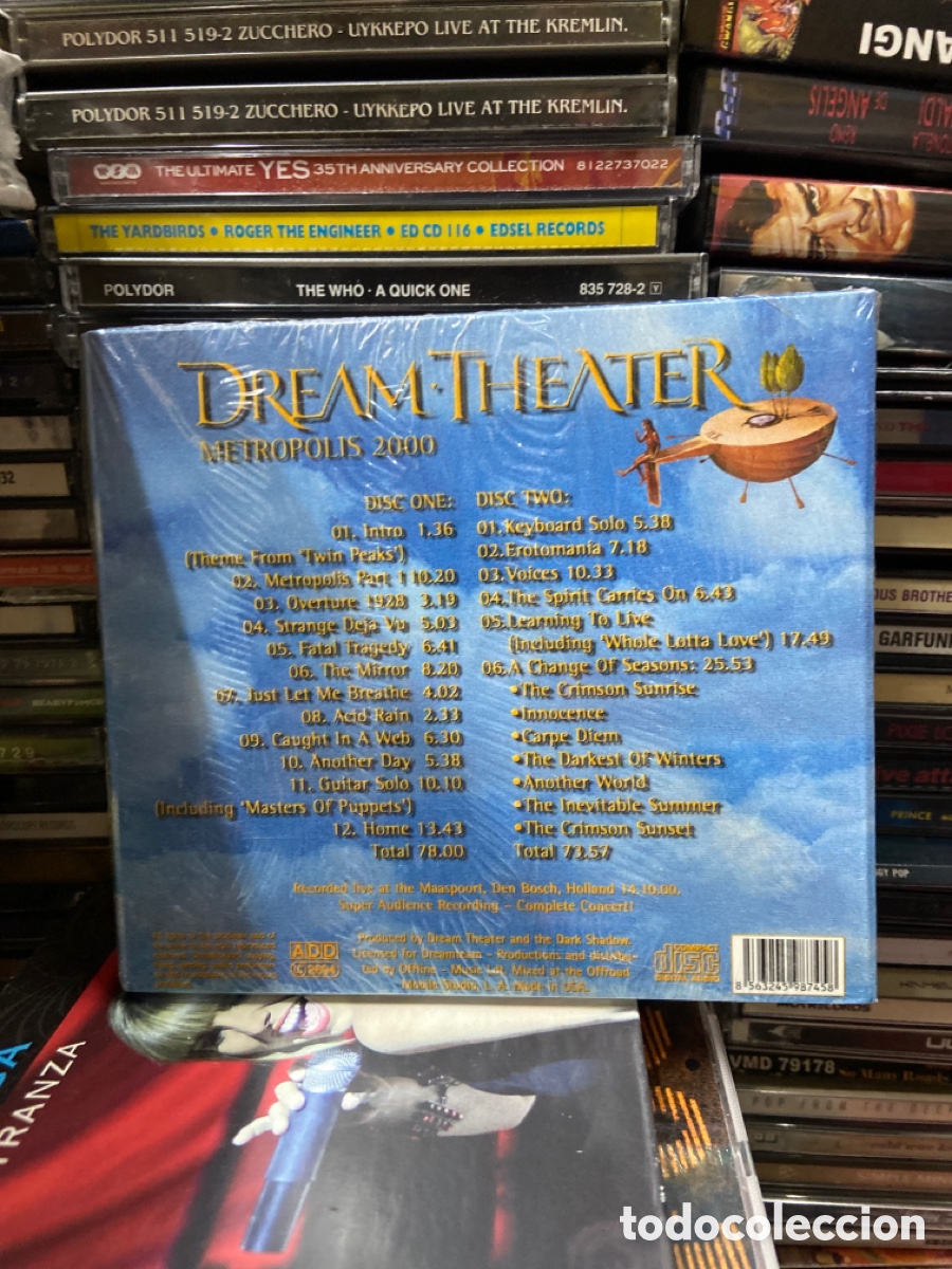CDs de m&uacute;sica: Dream Theater metr&oacute;polis 2000 precintado - Foto 2