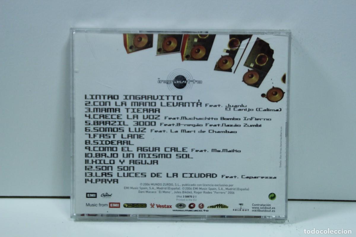 disco cd. macaco – ingravitto. compact disc. - Música Latina en todocoleccion 364411536