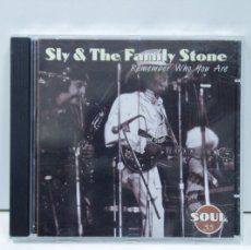 CDs de Música: DISCO CD. SLY & THE FAMILY STONE – REMEMBER WHO YOU ARE. COMPACT DISC.. Lote 364412076