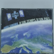 CDs de Música: DISCO 2 X CD. JOAN MANUEL SERRAT – BANDA SONORA D'UN TEMPS D'UN PAÍS. COMPACT DISC.. Lote 364413176