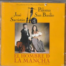 CDs de Música: EL HOMBRE DE LA MANCHA · EL MUSICAL · PALOMAN SAN BASILIO · JOSE SACRISTAN (2XCD HISPAVOX). Lote 364417821