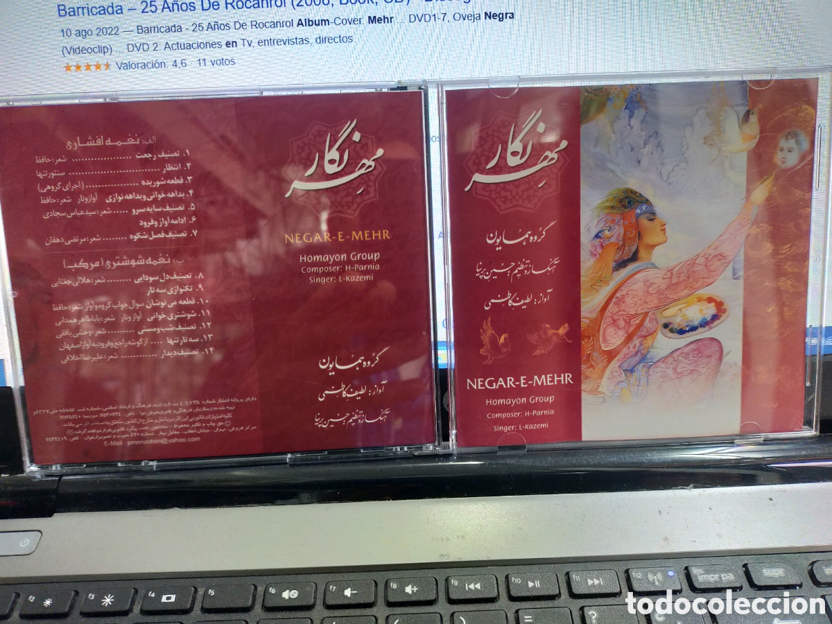 CDs de m&uacute;sica: Negar-e-mehr CD homayan group - Foto 1