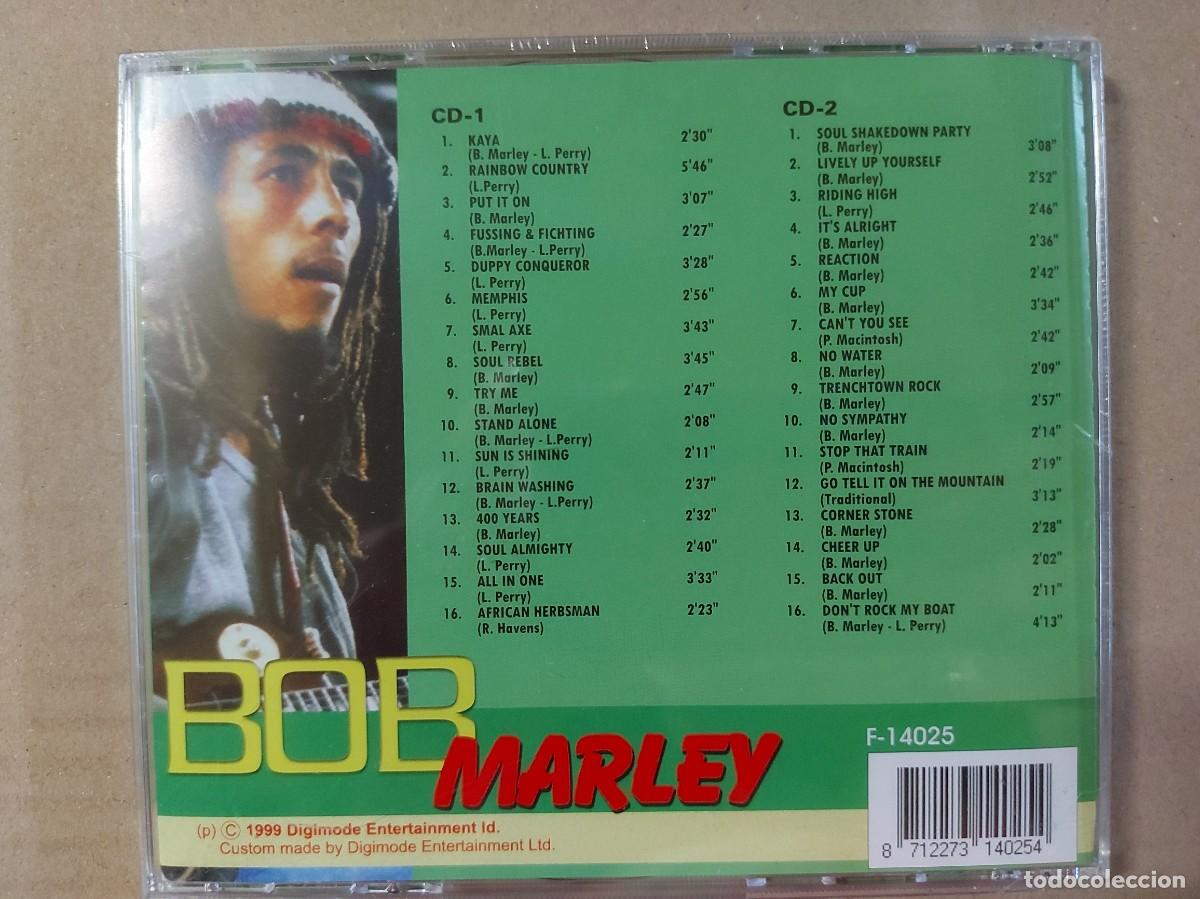 CDs de m&uacute;sica: BOB MARLEY -versiones originales, 2 CDS (Precintado) - Foto 2