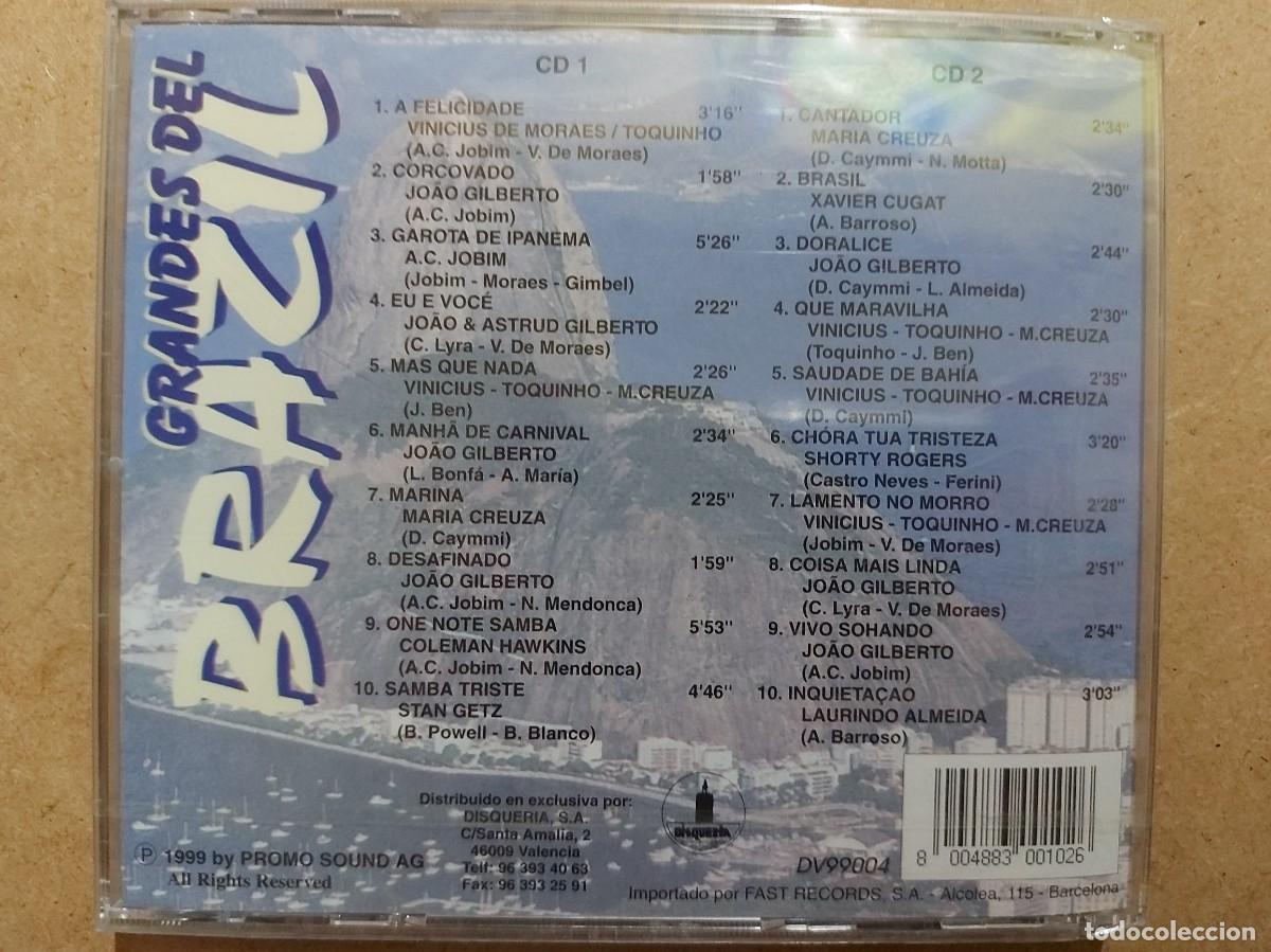 CDs de m&uacute;sica: Grandes del Brazil, 2CDS (Precintado) - Foto 2