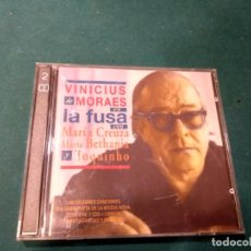 CDs de Música: VINICIUS DE MORAES EN LA FUSA CON MARÍA CREUZA, MARÍA BETHANIA Y TOQUINHO - DOBLE CD - DISCMEDI 1996. Lote 364561126