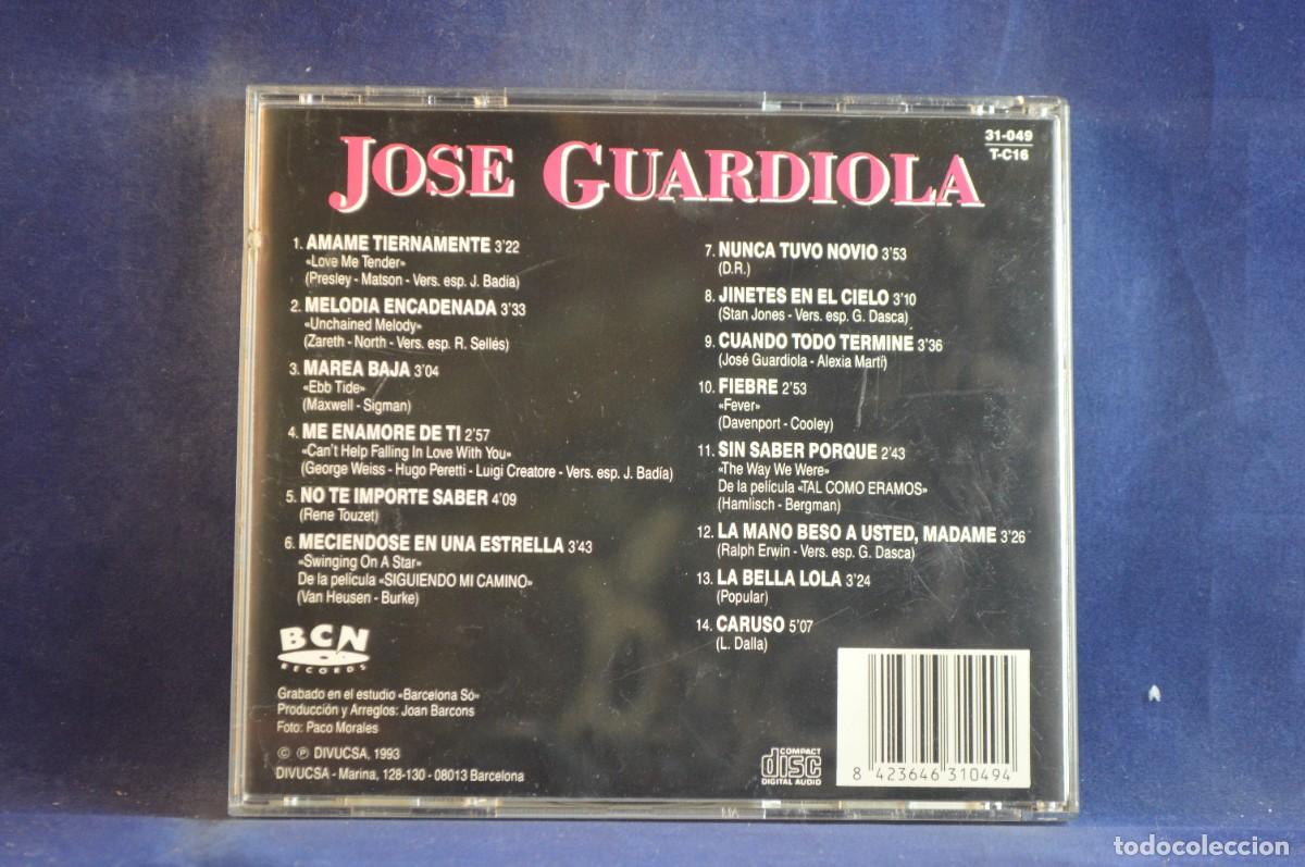 CDs de m&uacute;sica: JOSE GUARDIOLA - AMAME ETERNAMENTE - CD - Foto 2