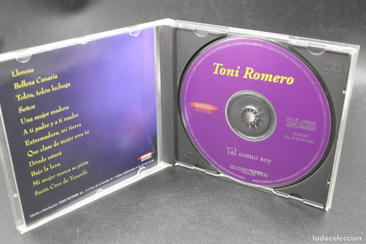 CDs de m&uacute;sica: TONI ROMERO TAL COMO SOY CD - Foto 2