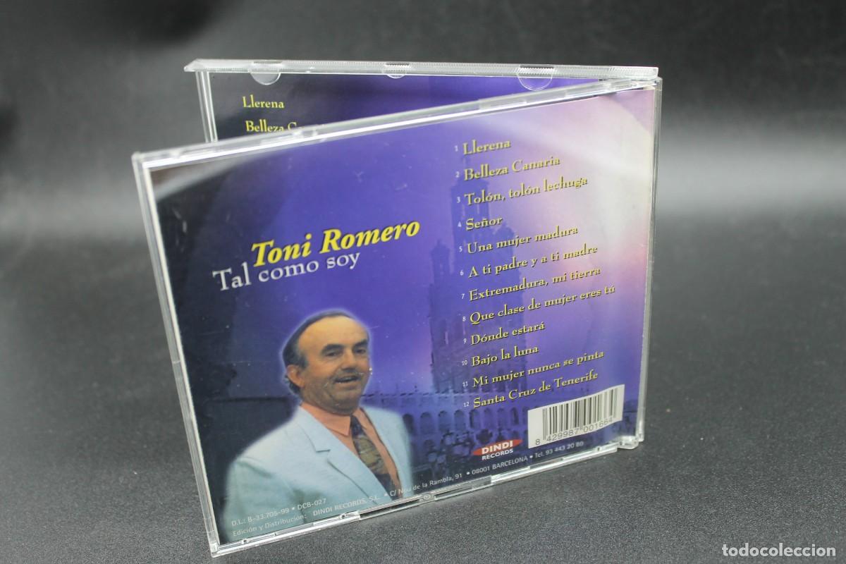 CDs de m&uacute;sica: TONI ROMERO TAL COMO SOY CD - Foto 3
