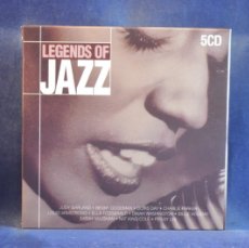 CDs de Música: VARIOUS - LEGENDS OF JAZZ - 5 CD. Lote 364784556