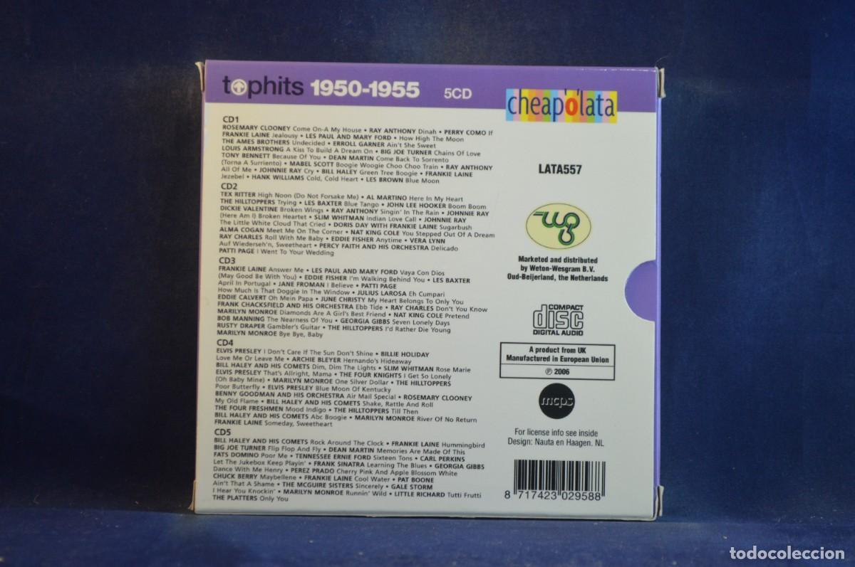CDs de m&uacute;sica: VARIOS - TOP HITS 1950-1955 - 5 CD - Foto 2