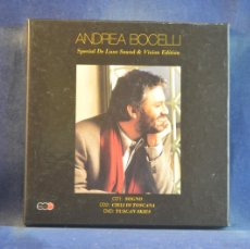 CDs de Música: ANDREA BOCELLI - SPECIAL DE LUXE SOUND & VISION EDITION - 2 CD + DVD. Lote 364786981
