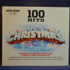 CDs de Música: VARIOUS - 100 HITS: CHRISTMAS - 4 CD + DVD. Lote 364790106