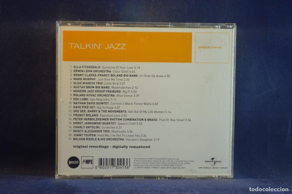 CDs de m&uacute;sica: VARIOUS - TALKIN JAZZ - CD - Foto 2