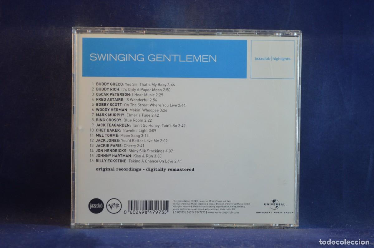 CDs de m&uacute;sica: VARIOUS - SWINGING GENTLEMEN - CD - Foto 2