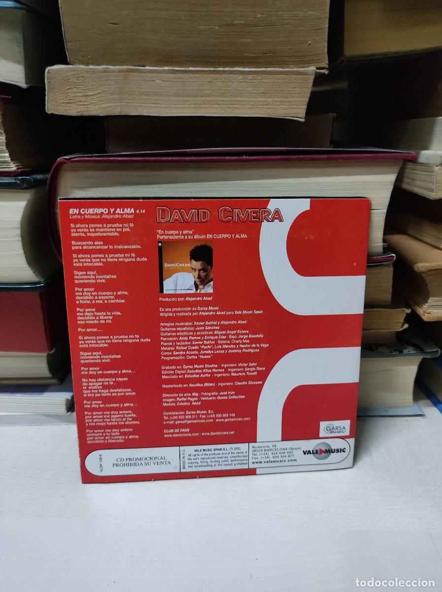CDs de m&uacute;sica: David Civera &ndash; En Cuerpo y Alma - Foto 2