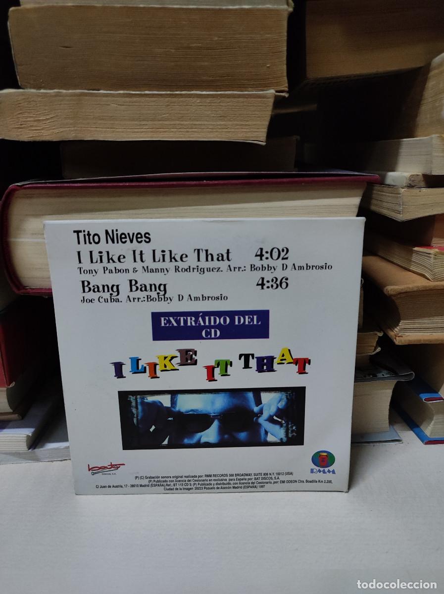 CDs de m&uacute;sica: Tito Nieves &ndash; I Like It Like That - Foto 2