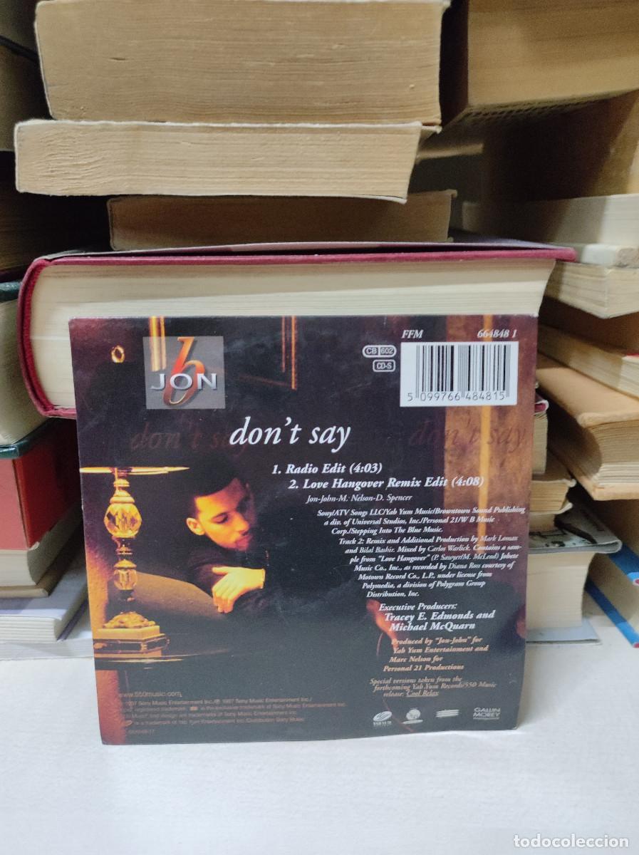 CDs de m&uacute;sica: Jon B &ndash; Dont Say - Foto 2