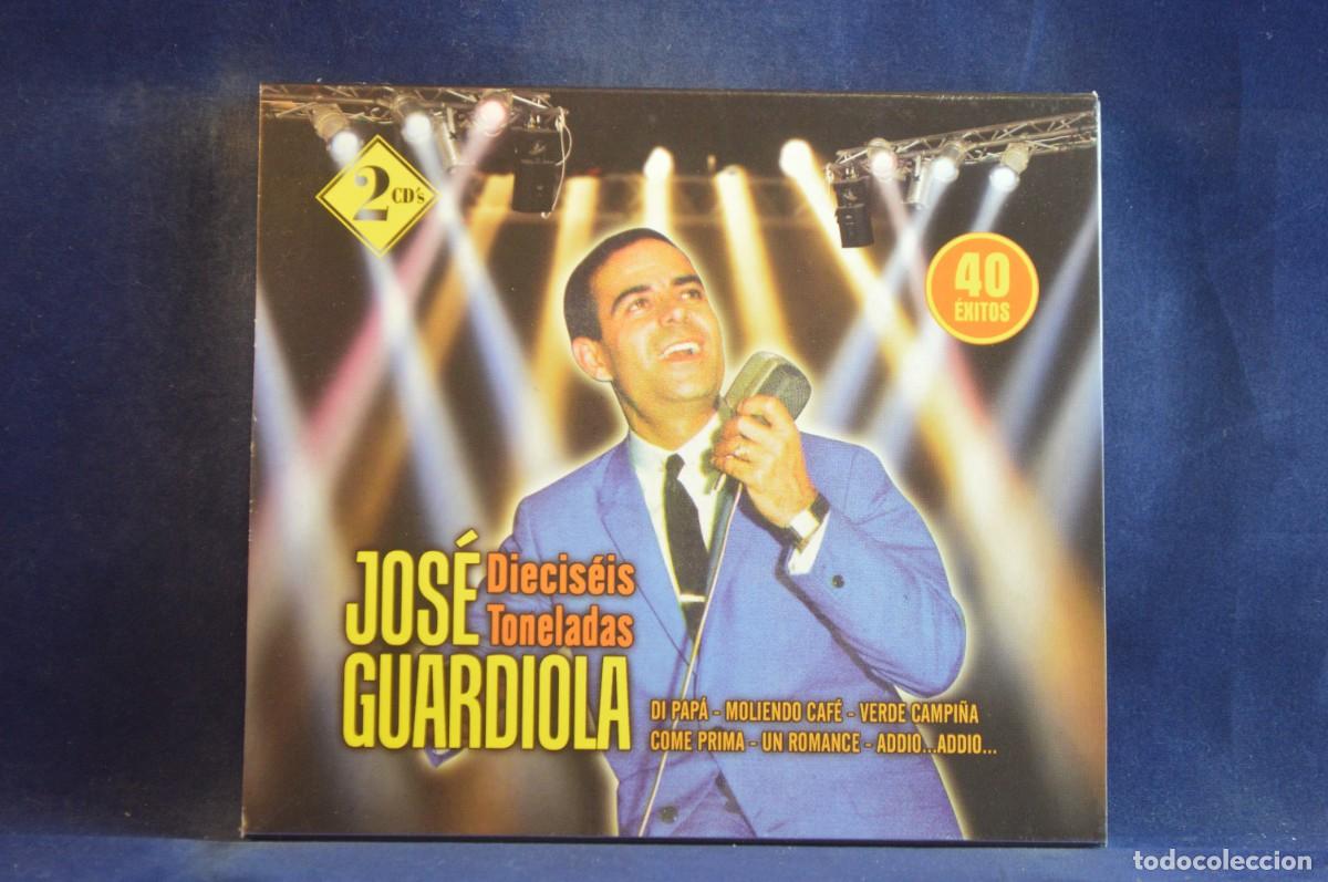 CDs de m&uacute;sica: JOS&Eacute; GUARDIOLA - DIECIS&Eacute;IS TONELADAS - 2 CD - Foto 1