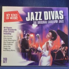 CDs de Música: VARIOUS - JAZZ DIVAS - THE ORIGINAL LADIES OF JAZZ - 2 CD. Lote 365106156