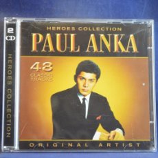 CDs de Música: PAUL ANKA - HEROES COLLECTION - 2 CD. Lote 365109921
