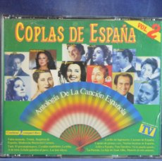 CDs de Música: VARIOUS - COPLAS DE ESPAÑA VOL. 2 - 2 CD. Lote 365113621