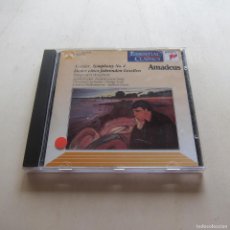 CDs de Música: AMADEUS - MAHLER. SONGS OF A WAYFARER - FREDERICA VON STADEN. GEORG SZELL. ANDREW DAVIS (SONY) CD. Lote 365144381