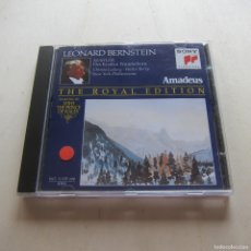CDs de Música: AMADEUS - MAHLER. DES KNAVEN WUNDERHORN - LEONARD BERNSTEIN. THE ROYAL EDITION (SONY) CD. Lote 365146561