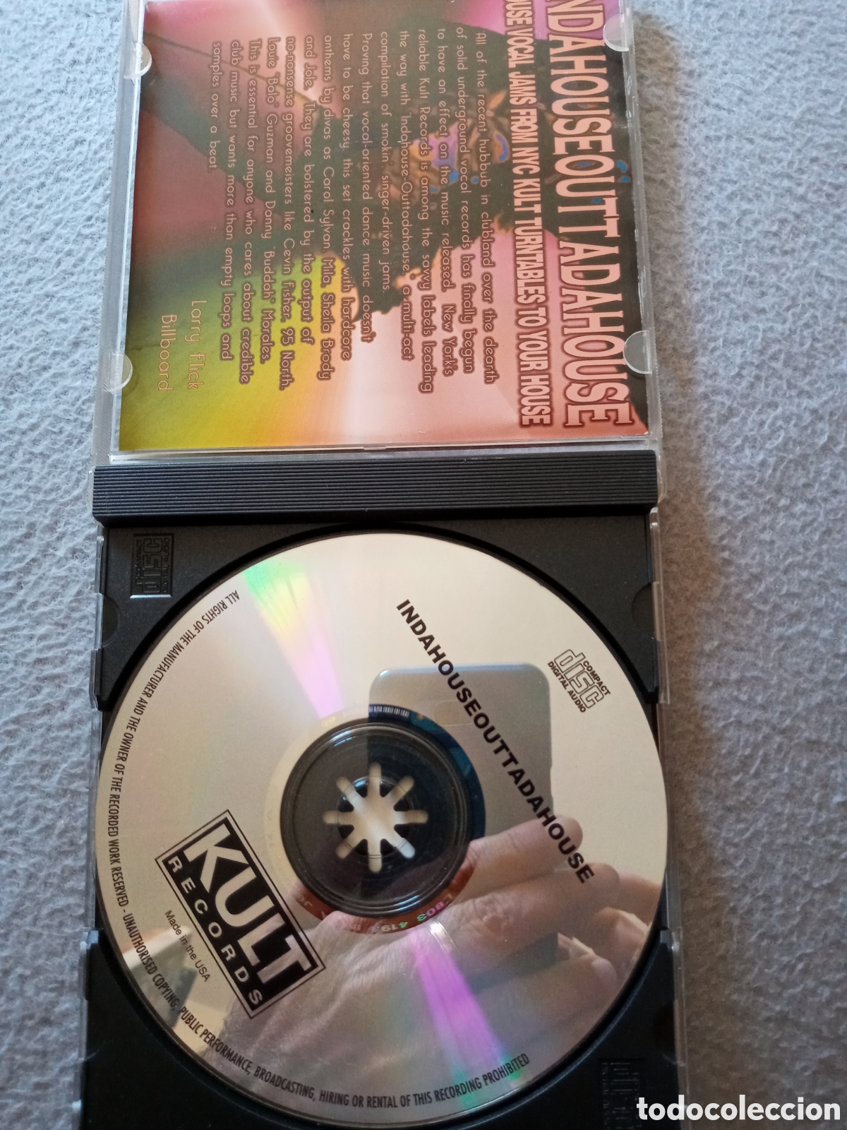 CDs de m&uacute;sica: INDAHOUSEOUTTADAHOUSE. CD - Foto 3