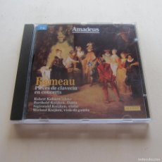 CDs de Música: AMADEUS - RAMEAU. PIECES DE CLAVECIN EN CONCERT - KHONEN. KUIJKEN (ACCENT) CD. Lote 365153681
