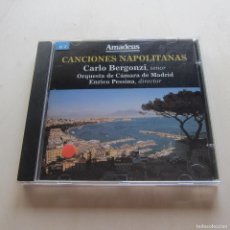 CDs de Música: AMADEUS - CANCIONES NAPOLITANAS - CARLO BERGONZI. ENRICO PESSINA (ENSAYO) CD. Lote 365154971