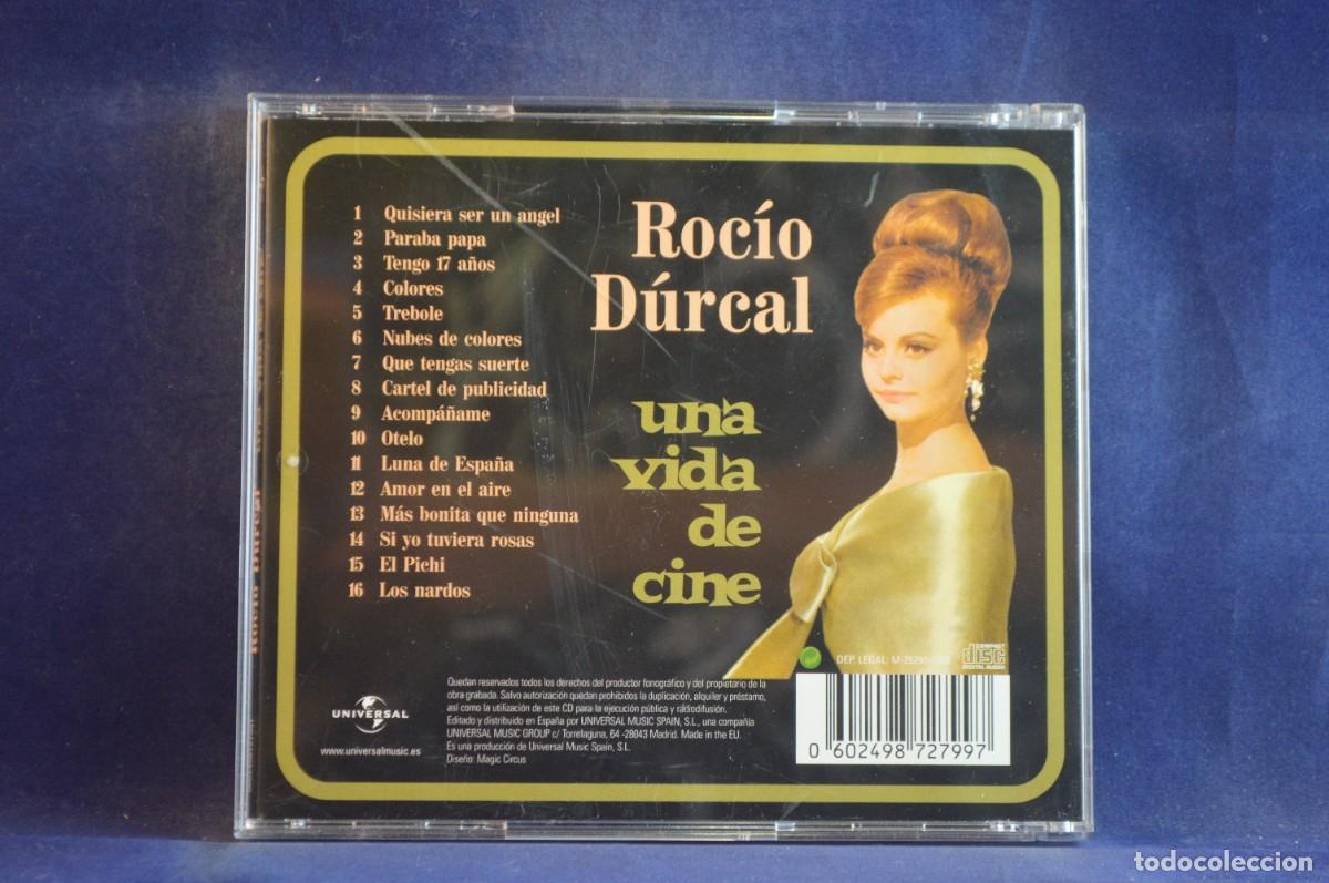 CDs de m&uacute;sica: ROC&Iacute;O D&Uacute;RCAL - UNA VIDA DE CINE - CD - Foto 2