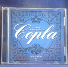 CDs de Música: LO MÁS GRANDE DE LA COPLA - VOLUMEN 1 - CD. Lote 365159481