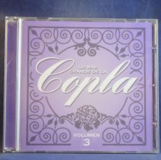 CDs de Música: LO MÁS GRANDE DE LA COPLA - VOLUMEN 3 - CD. Lote 365159871