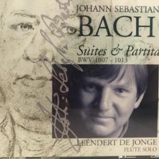 CDs de Música: CD. BACH. SUITES PARTITA. BWV 1007 - 1013. LERNDERT DE JONGE. DOBLE CD. Lote 365187751