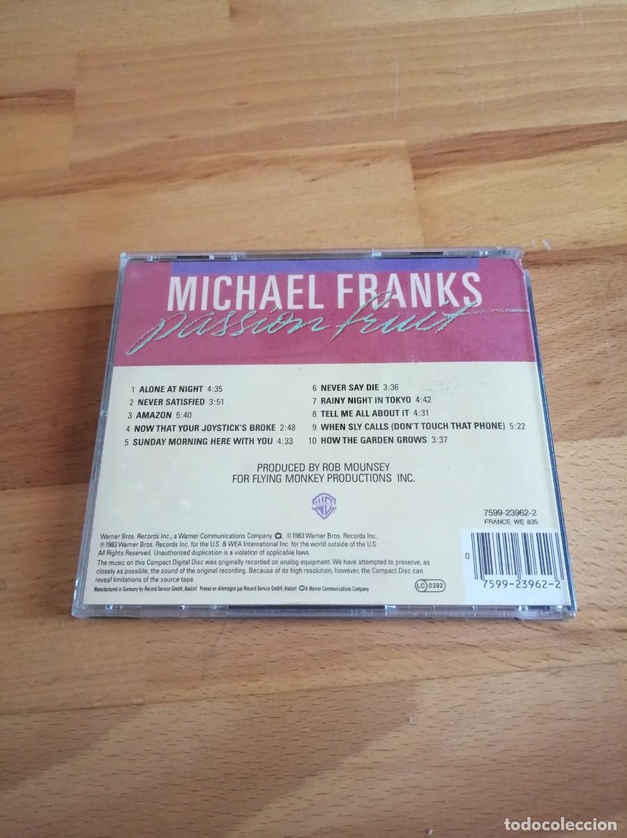 CDs de m&uacute;sica: CD MICHAEL FRANKS. PASSION FRUIT. - Foto 2