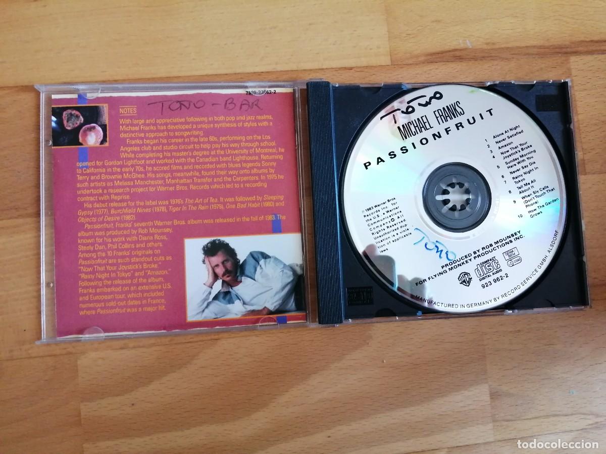CDs de m&uacute;sica: CD MICHAEL FRANKS. PASSION FRUIT. - Foto 3