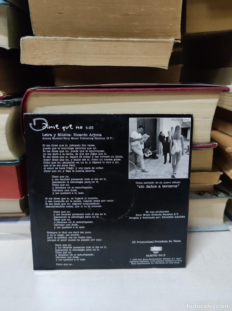 CDs de m&uacute;sica: RICARDO ARJONA - DIME QUE NO - Foto 2