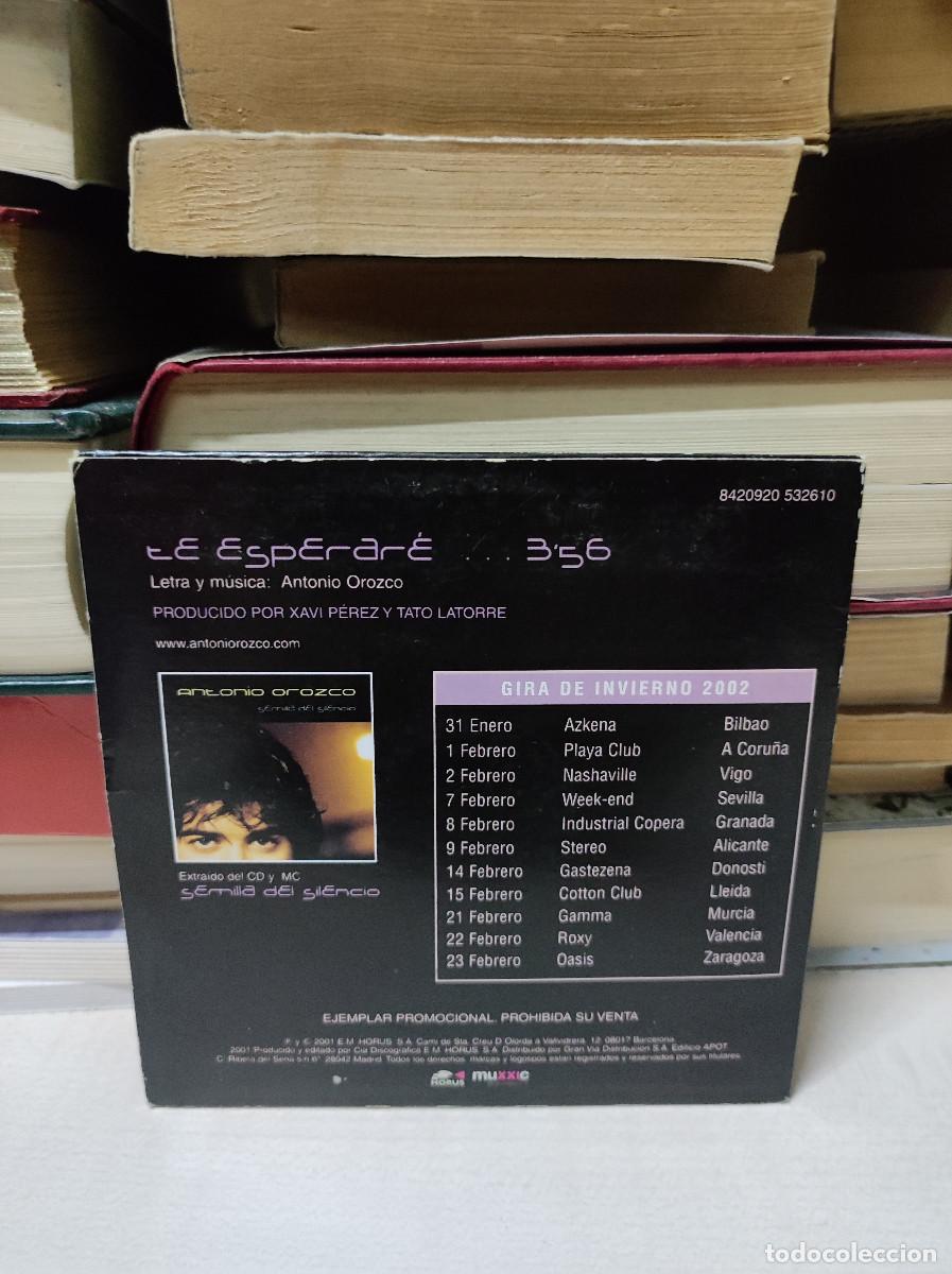 CDs de m&uacute;sica: Antonio Orozco &ndash; Te Esperar&eacute; - Foto 2