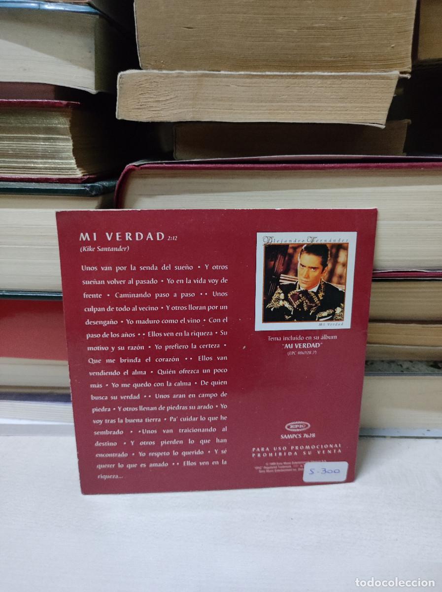 CDs de m&uacute;sica: Alejandro Fern&aacute;ndez &ndash; Mi Verdad - Foto 2