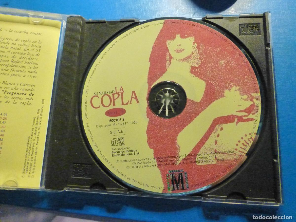 CDs de m&uacute;sica: Cd - Cd-Rom - Su Majestad La Copla - Vol. 3 - - Foto 2